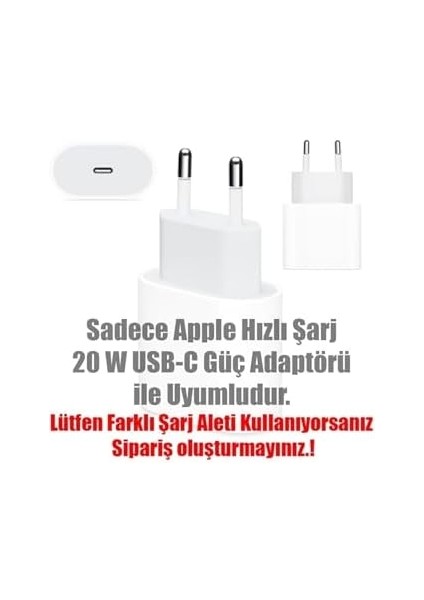 Apple iPhone 18W/20W ile Uyumlu Patiler Şarj Kılıfı, Şarj Kablosu Örme Aparatı, Toparlayıcı, Kablo Koruyucu