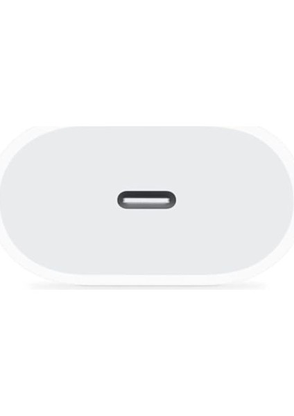 20W Pd Hızlı Şarj Cihazı+ Type-C To Lightning Kablo - Beyaz - Türkiye De Üretilmiştir.