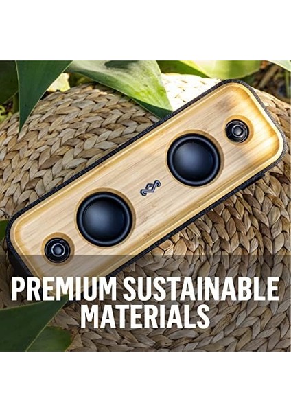 Get Together 2 Taşınabilir Bluetooth Hoparlör, Sürdürülebilir Malzemelerden Üretilmiştir, 20 Saat Çalışma Süresi, Mikrofon, 40 W Yüksek Sesli Dış Mekan Hoparlörü