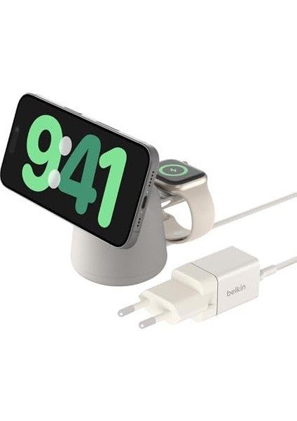 Boostcharge Pro 2'si 1 Arada Kablosuz Şarj Istasyonu