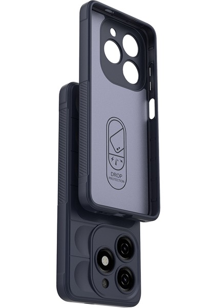 Tecno Spark 20/20C Kılıf Esnek Tpu Oyuklu Arka Yüzey Tasarımlı Etnik Silikon Kapak fiyatları