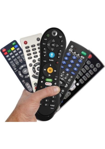 Çocuklar Için Oyuncak Tv Kumandası Gerçek Görünümlü Güvenli 5 Adet Farklı Tip