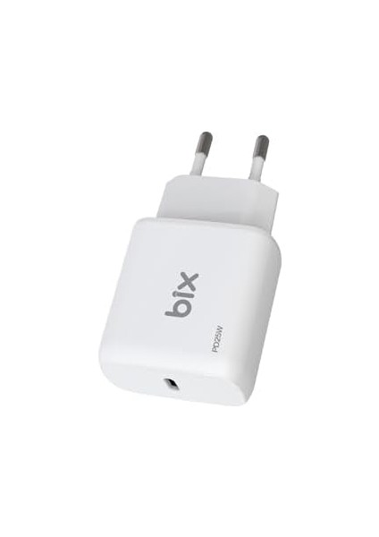 BXUC25TA 25W Type-C Pd Hızlı Şarj Adaptörü + 1 Metre 5A Type-C Kablo Siyah Iphone, Huawei Hızlı Şarj Protokolü Destekli BX-UC25TA