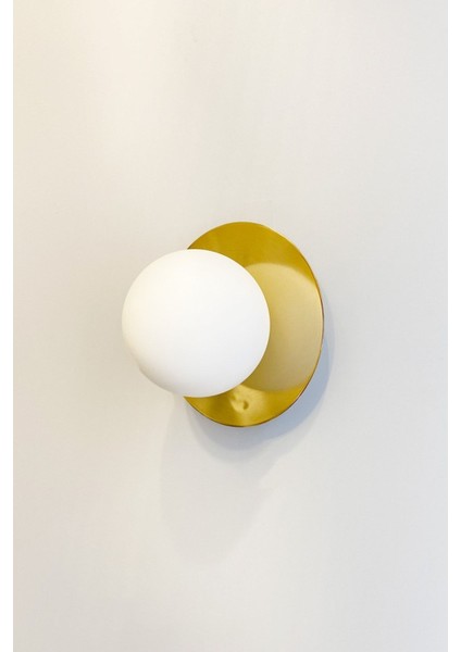 Candy Serisi Bal Renk Kaplamalı Duvar Aydınlatma Aplik