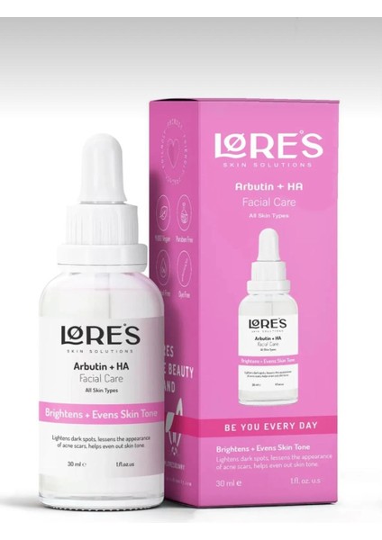 Beauty Alpha Arbutin Hyaluronic Acid Leke Gidermeye Yardımcı Cilt Tonu Sabitleyici Beyazlatıcı Serum 30ML modelleri