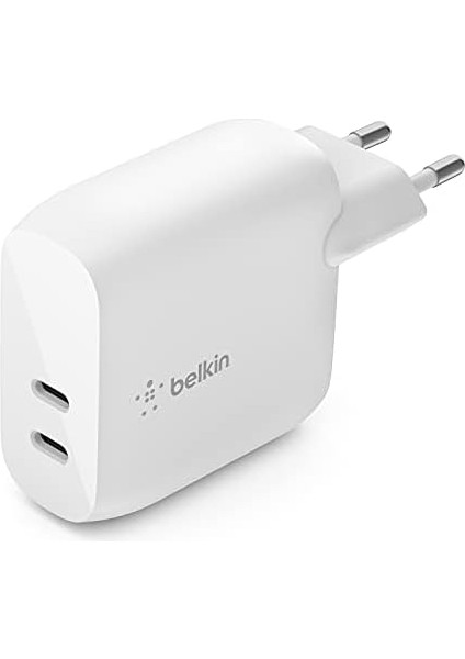 Çift 20W Usb-C Pd Duvar Şarj Cihazı 40W