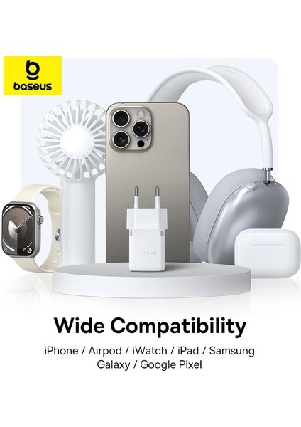 Palm Hızlı Şarj C+U 30W Eu Beyaz