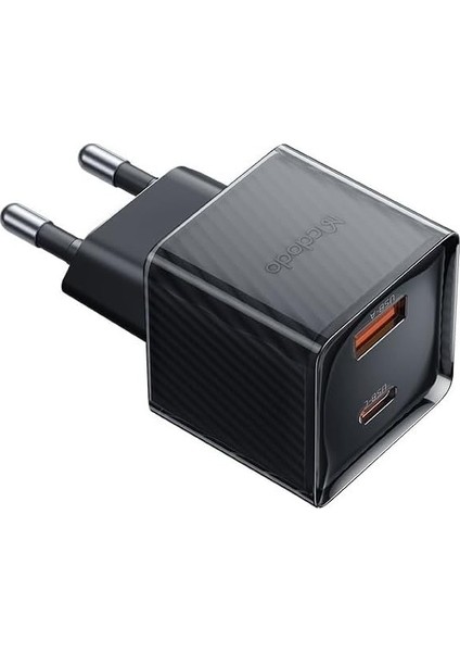 CH-4151 33W Gan Pd 1xtype-C 1xusb Girişli Hızlı Şarj Cih-Siyah
