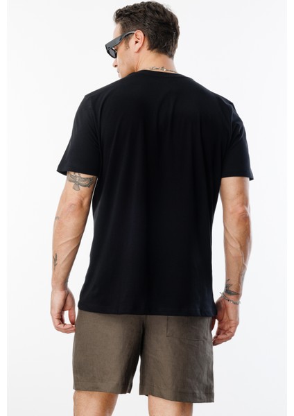 Erkek Tişört Standart Kalıp Basic Bisiklet Yaka 5-Li T-Shırt Basıc-Mankensiz5 modelleri