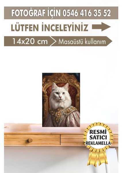 No:37 Kişiye Özel Tasarım Evcil Hayvan Tablosu Patili Hediyelik Kraliyet Kıyafetli Portresi