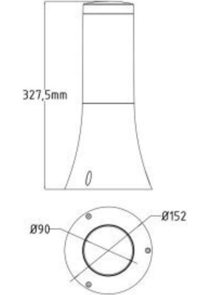 Horoz Garden Lamp Orkide-1