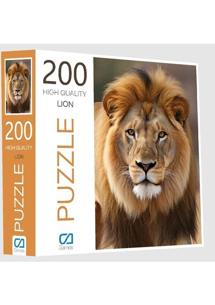 Ca Games Aslan 200 Parça Puzzle