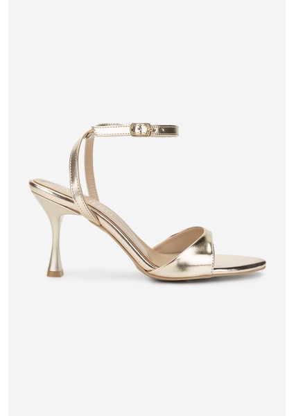 Kadın Vegan Bej Topuklu Ayakkabı 891 7176 Bn Ayk Y25 Lıght Dore