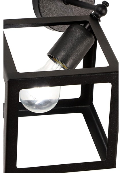 Küp Aplik 2 Adet Siyah fırsatları