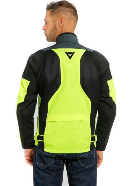 Daınese Ceket/aır Tourer Tex Fluo Yellow Ebony Blk Mont fırsatları