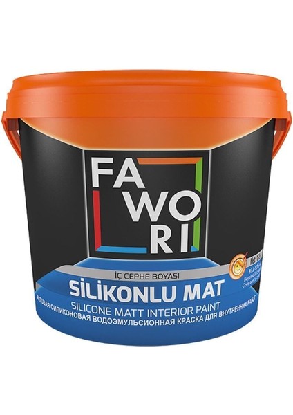 Silikonlu Mat Iç Cephe Duvar Boyası 15 Lt Renk:şampanya