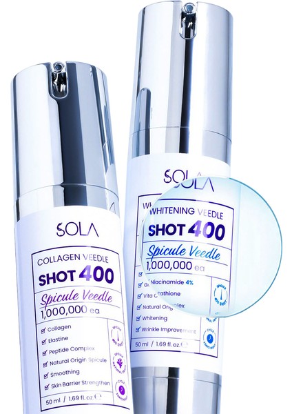 Veedle Shot Collagen (100) Spicule Veedle 250.000 (Hassas Ciltler Için 100 Serisi) 50ML fiyatları