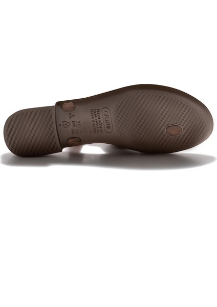 Cacau Rustica Kadın Parmak Arası Sandalet Bronz 35/40