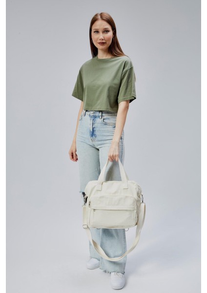 Nora Bag Ekru 300gr Kanvas 33x30x10cm Çok Fonksiyonlu Kullanım fiyatları