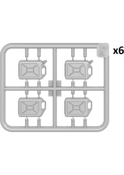 24013 1:24 Plastik Bidonlar 20L Set