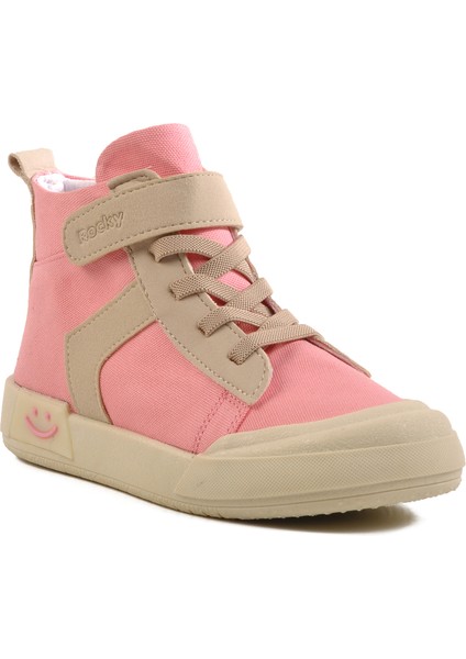 Pudra Cırtlı Bilek Boy Kız Çocuk Spor Ayakkabı modelleri