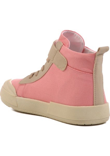 Pudra Cırtlı Bilek Boy Kız Çocuk Spor Ayakkabı fırsatları