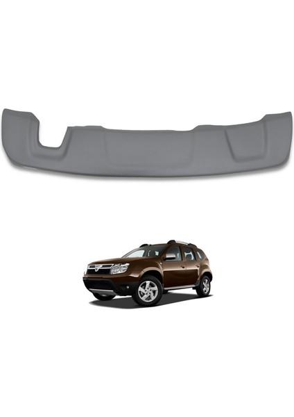 Dacia Duster Difüzör Arka Tampon Altı - Gri | (2010-2018)
