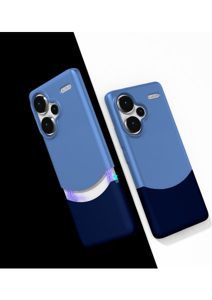 Xiaomi Redmi Note 13 Pro Plus 5g Kılıf Mıknatıslı Rns Duble Kapak - Siyah
