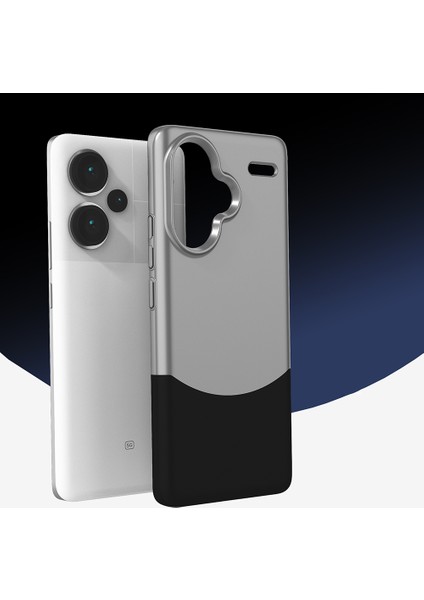 Xiaomi Redmi Note 13 Pro Plus 5g Kılıf Mıknatıslı Rns Duble Kapak - Siyah