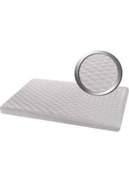 Ortapedik Oyunparkı Yatağı - Bebek Beşiği İçin Katlanabilir Yatak - 60x120 cm - Beyaz