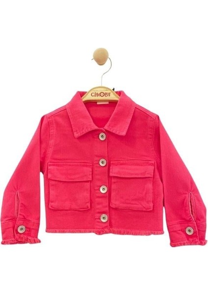 Kız Çocuk Kot Ceket