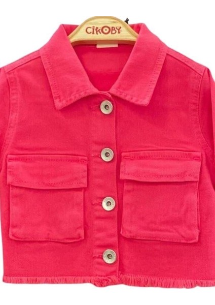 Kız Çocuk Kot Ceket modelleri