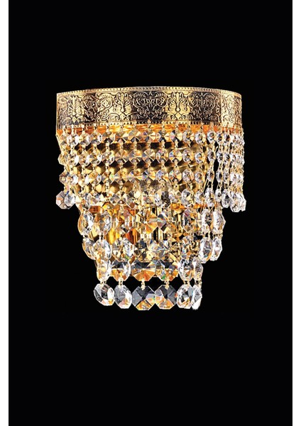 Satelite Kristal Aplik Gold
