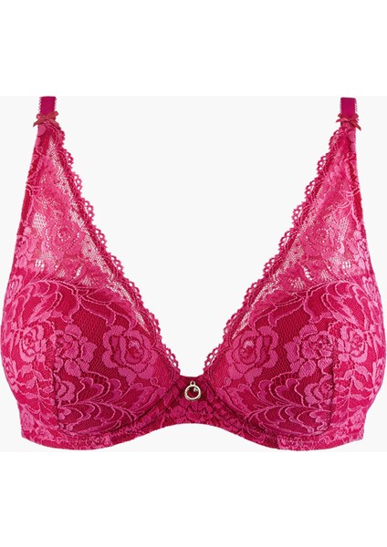 Rosessence Push-Up Sütyeni Swarovski Taşlı, Şık Dantel ve Grafik Tasarımlı Sırt