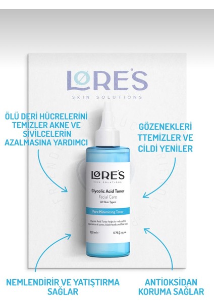 Kuvvetlendirici Detoks Seti - Glycolic Acid Aha Gözenek Sabitleyici Niacinamide Zinc Pca Serum