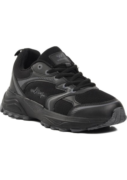 Siyah Füme Unisex Spor Ayakkabı