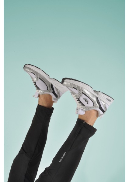 Beyaz Siyah Unisex Spor Ayakkabı fırsatları