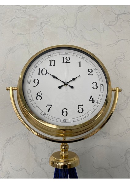 150 cm Dekoratif Tripod Ayaklı Tüm Aksamları Metal Gold Kaplama Saat fiyatları