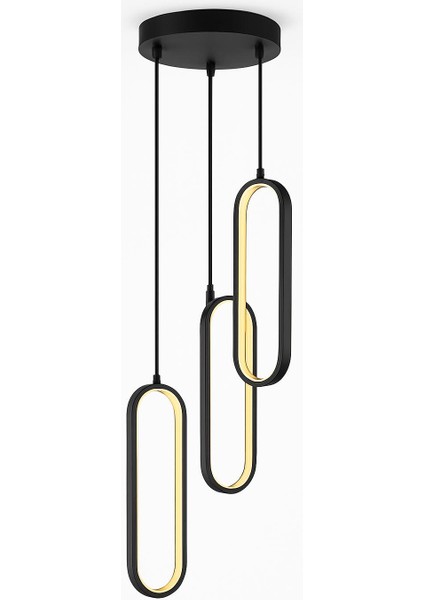 LED Avize Yağmur Modern Sarkıt Linear Aydınlatma Sarkıt Avize 4000K 3 Yıl Garantili % 80 Tasarruflu