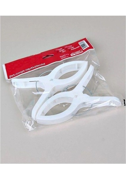 4 Adet ( 2 Paket )Havlu Mandalı Plaj Mandalı