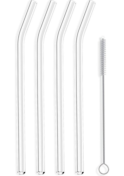 Renkli cam pipet seti, şık ve kullanışlı içecek aksesuarları