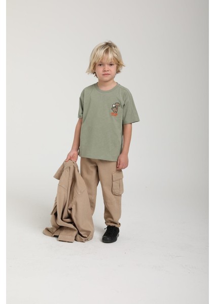 Erkek Bebek Sırt Baskılı Tshirt