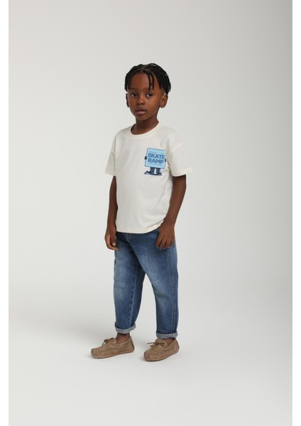 Erkek Bebek Sırt Baskılı Tshirt