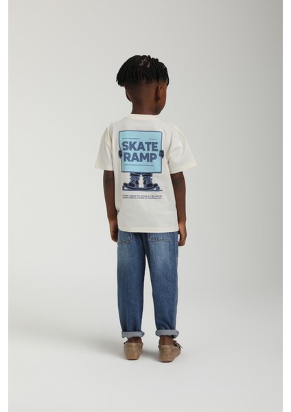 Erkek Bebek Sırt Baskılı Tshirt