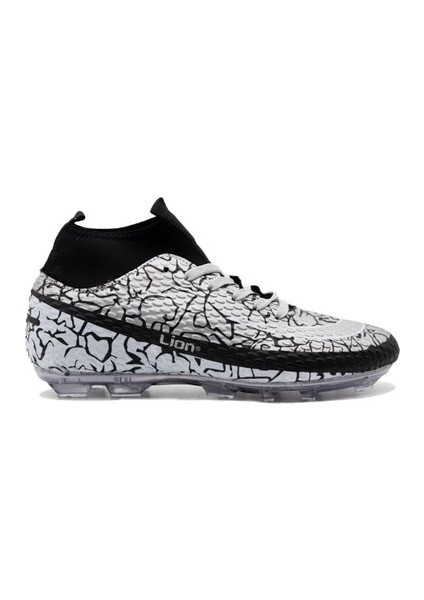 Yusufshoes Lion Boğazlı Çocuk Yetişkin Çoraplı Halı Saha Futbol Ayakkabısı
