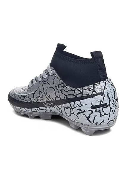 Yusufshoes Lion Boğazlı Çocuk Yetişkin Çoraplı Halı Saha Futbol Ayakkabısı