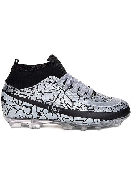 Yusufshoes Lion Boğazlı Çocuk Yetişkin Çoraplı Halı Saha Futbol Ayakkabısı