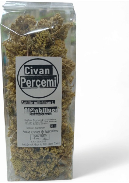 Civan Perçemi Doğal Kurutulmuş Yeni Mahsül