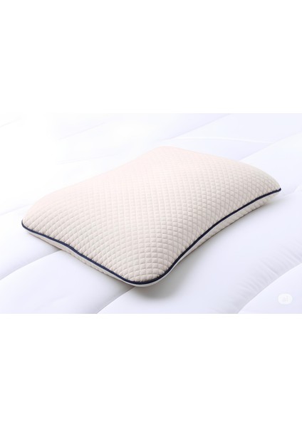 Visco Ortopedik Boyun Destekli Büyük Tombul Yastık 60*40*15 cm Beyaz