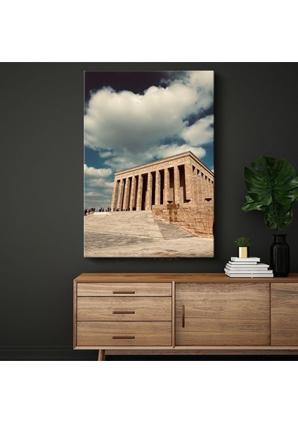 Anıtkabir - Mavi Gökyüzü Altında Kanvas Tablo
